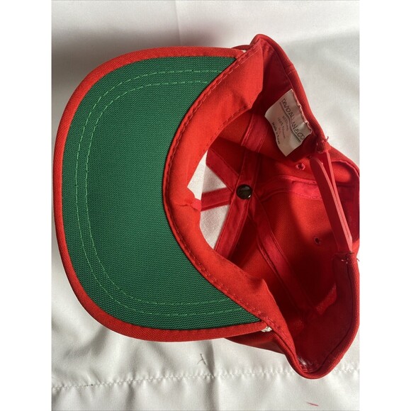 Turnberry Scotland Golf Hat Snapback Retro Red Embroidered Cap Adjustable - Picture 9 of 10